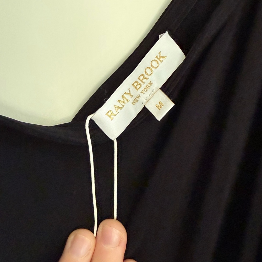 Ramy Brook Black Wide-Leg Jumpsuit - Picture 4 of 11